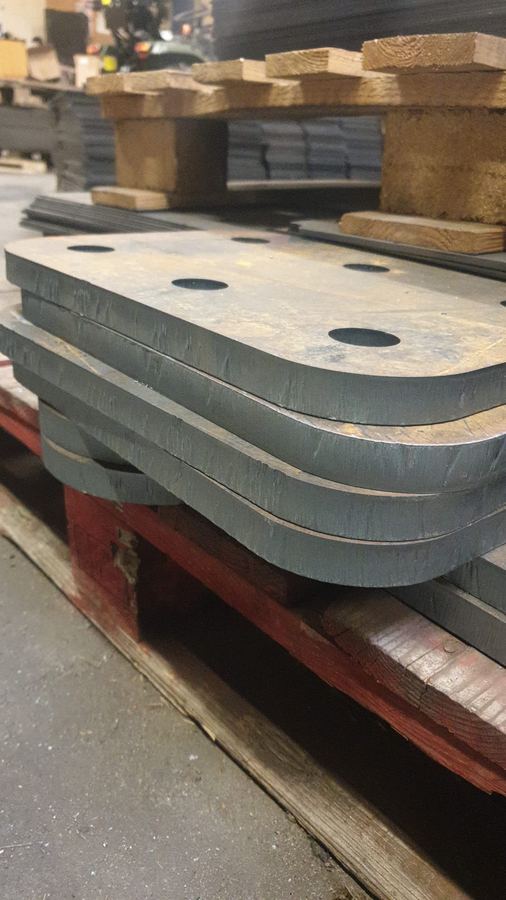 Seria grubych detali z zaokrąglonymi narożnikami